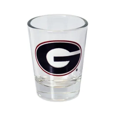  Dawgs | Georgia 2 Oz Clear Shot Glass | Alumni Hall