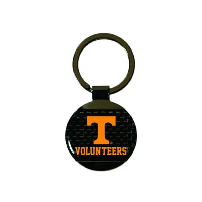  Vols | Tennessee Carbon Fiber Round Keychain | Alumni Hall