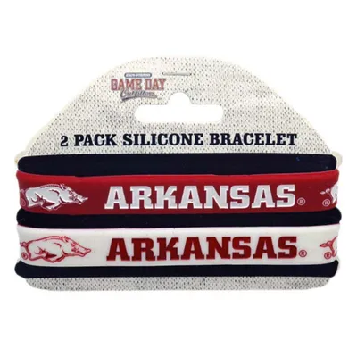  Hokies | Arkansas 2 Pack Silicone Bracelets | Alumni Hall