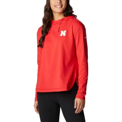 Huskers | Nebraska Columbia Women's Sun Trek Hooded Pullover Alumni Hall