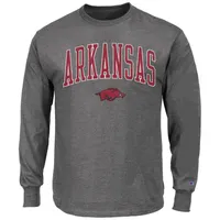 Razorbacks | Arkansas Big & Amp ; Tall Champion Arch 2hit Long Sleeve Tee Alumni Hall