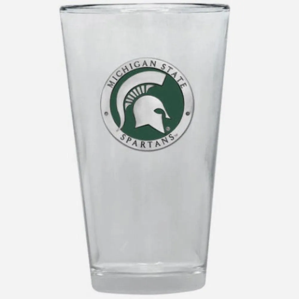  Spartans | Michigan State 16oz Pint Glass | Alumni Hall