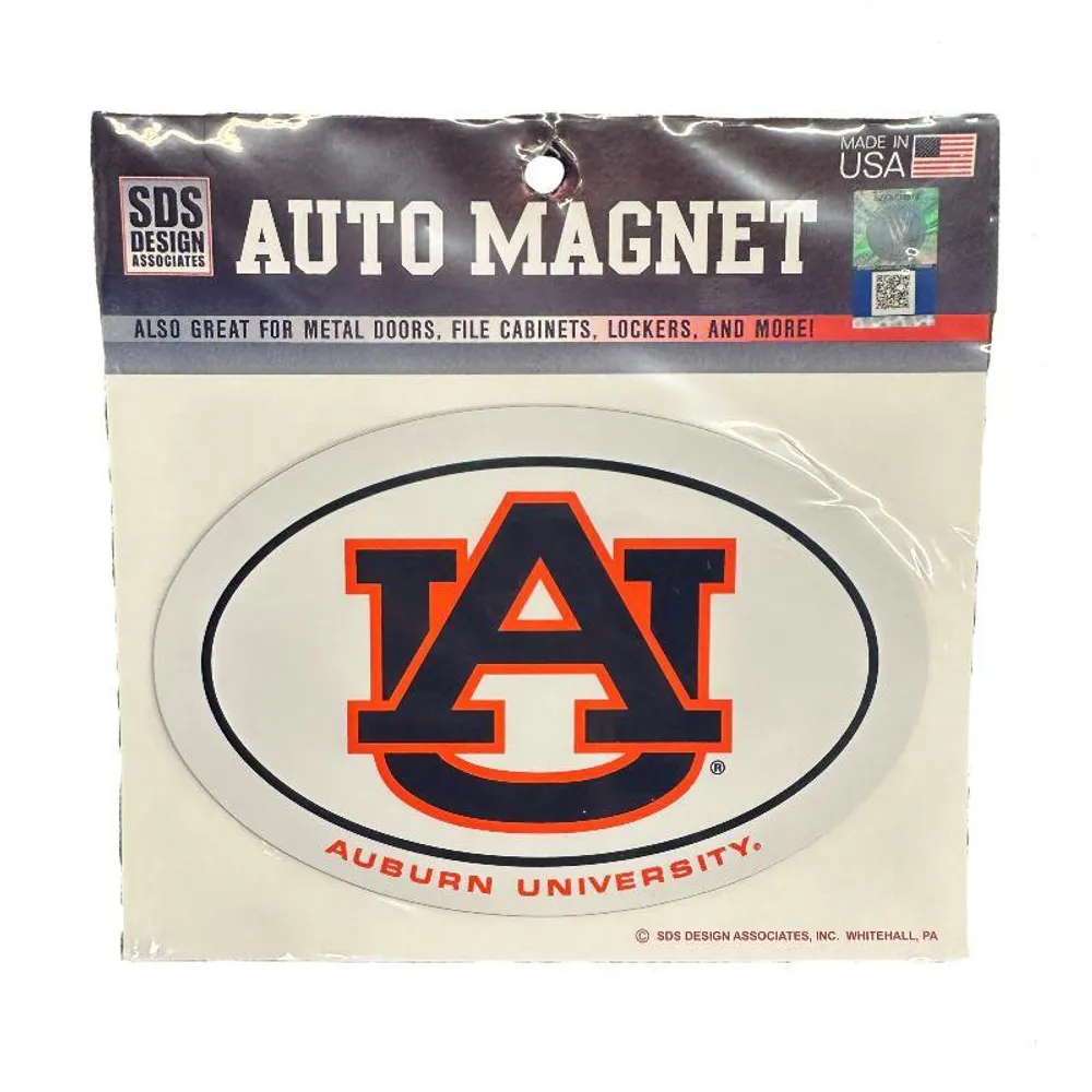  Aub | Auburn 6  Oval Magnet | Alumni Hall