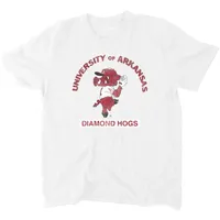 Razorbacks | Arkansas Pitching Ribby Diamond Hogs Tee Alumni Hall