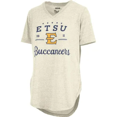 ETSU Pressbox Little Betsy Stardust V-neck Tee