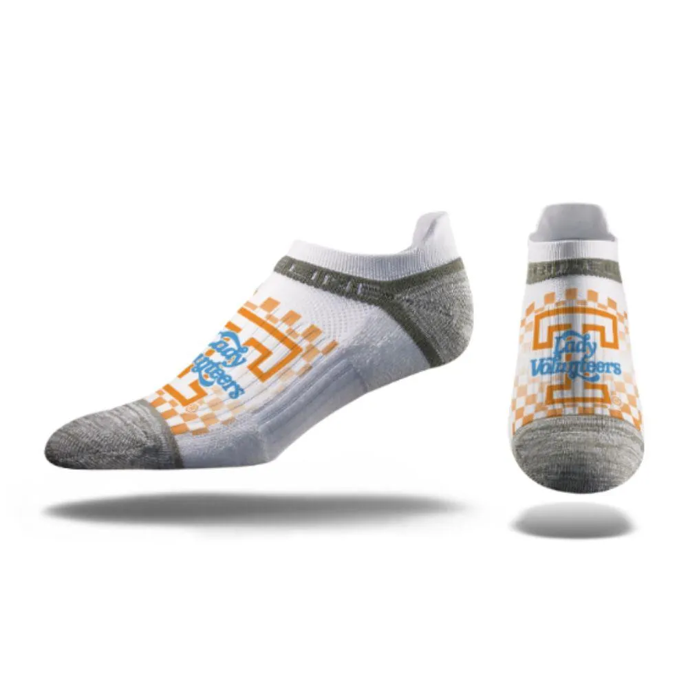  Lady Vols | Tennessee Lady Vols Strideline No Show Socks | Orange Mountain Designs