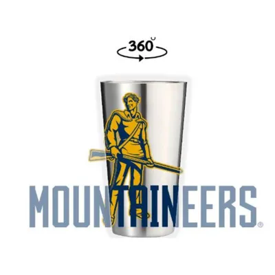  Wvu | West Virginia 16oz Full Logo Pint Tumbler | Alumni Hall