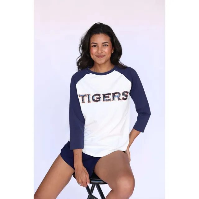 Detroit Tigers MATERNITY Sequin Top