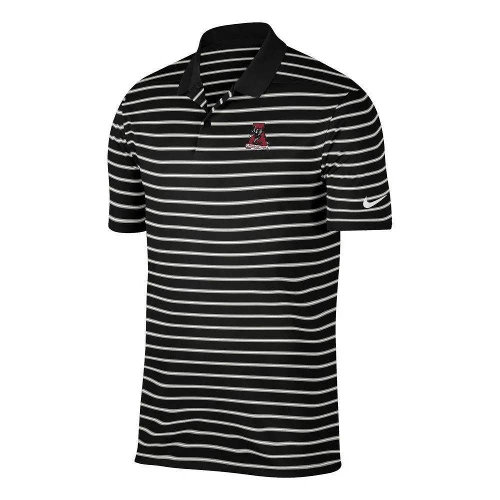 Bama | Alabama Vault Nike Golf Victory Stripe Polo Alumni Hall