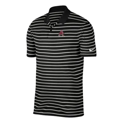 Arkansas Vault Nike Golf Victory Stripe Polo