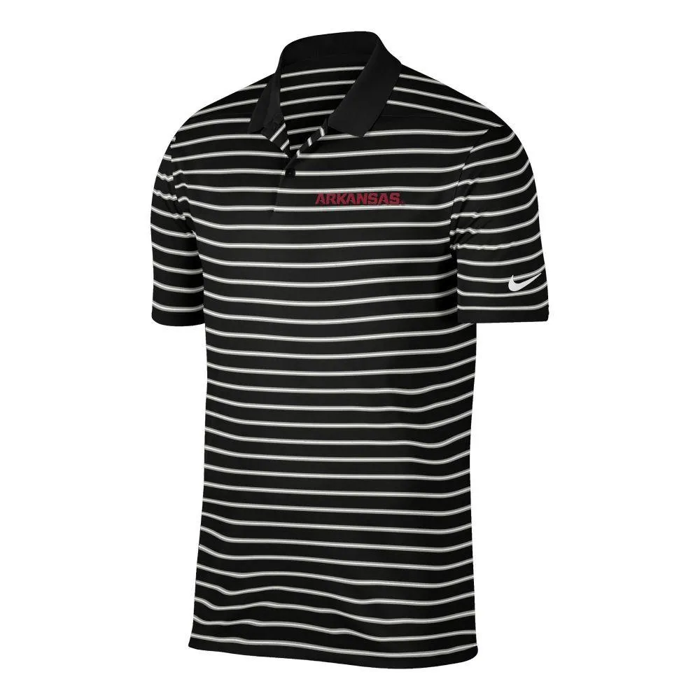 Razorbacks | Arkansas Nike Golf Victory Stripe Polo Alumni Hall