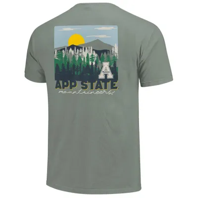 Appalachian State Tree Lines Comfort Colors Tee