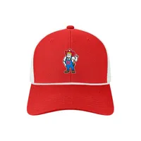  Huskers | Nebraska Legacy New Herbie Logo Melange Trucker Hat | Alumni Hall