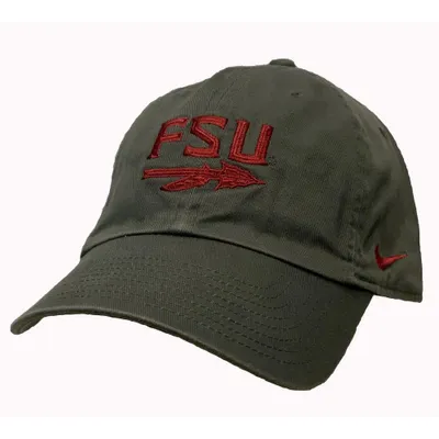  Fsu | Florida State Nike H86 Logo Campus Adjustable Cap | Alumni Hall