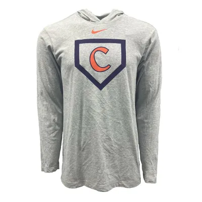 Clemson Nike Baseball Dri-Fit Hoodie Tee