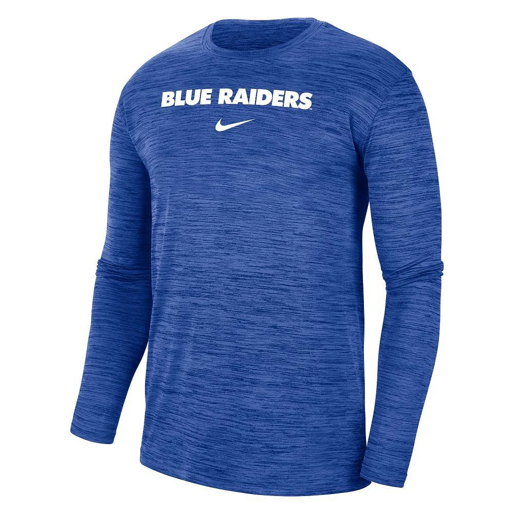 MTSU Nike Team Issue Velocity Long Sleeve Tee