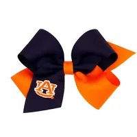  Aub | Auburn Medium Two- Tone Grosgrain Hair Bow | Alumni Hall