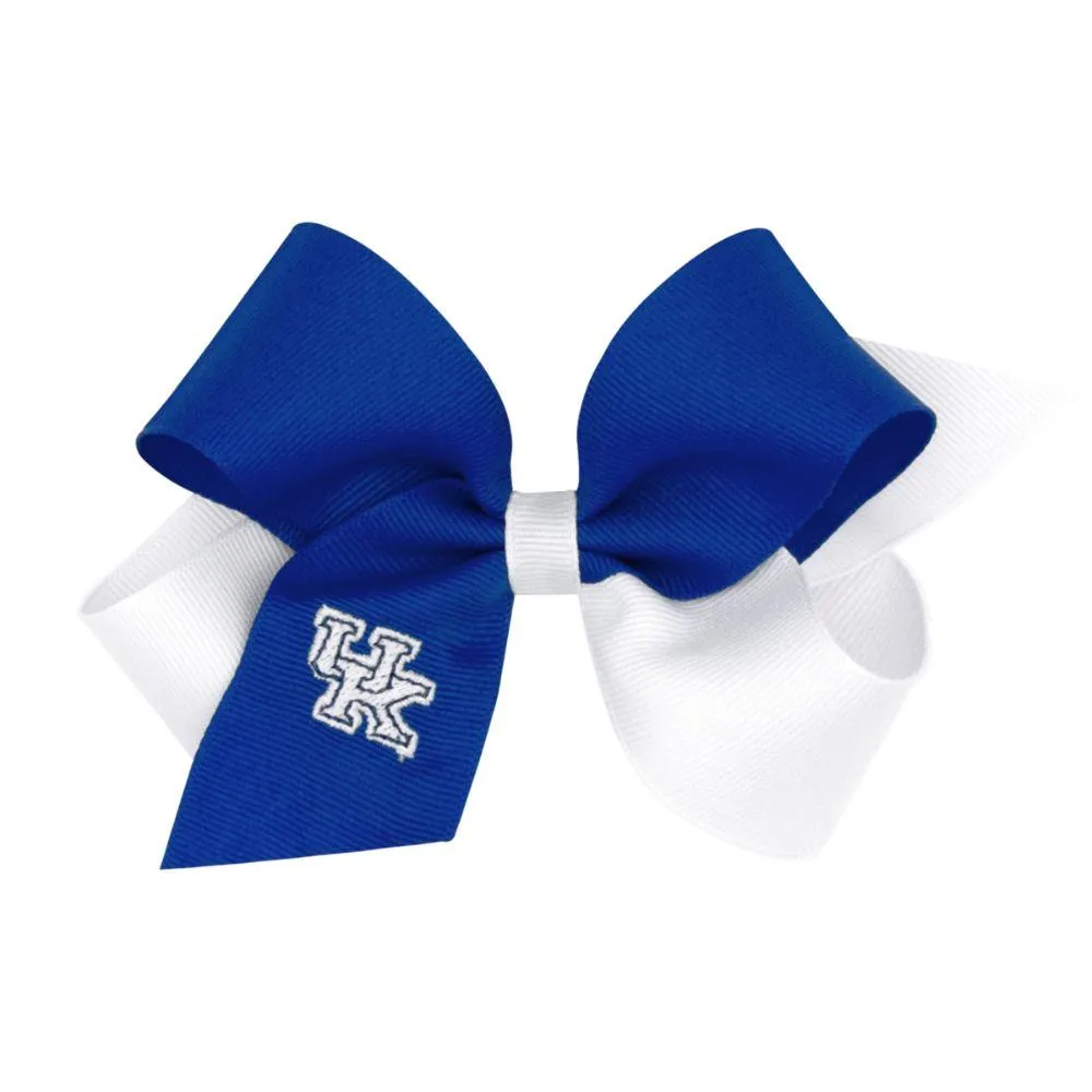 Kentucky Wee Ones Medium Two-Tone Grosgrain Hair Bow