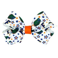  Gators | Florida Mini Signature Print Hair Bow | Alumni Hall