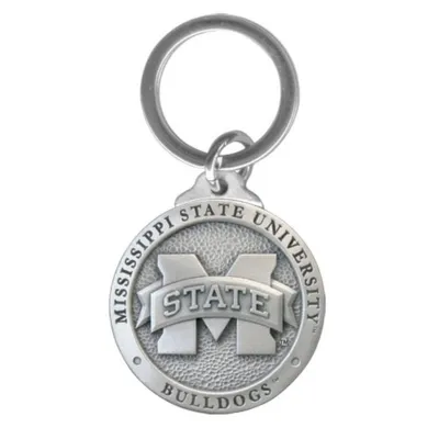 Mississippi State Heritage Pewter Keychain