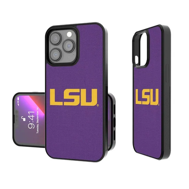 LSU, LSU Yeti White Primary Logo Slim Colster