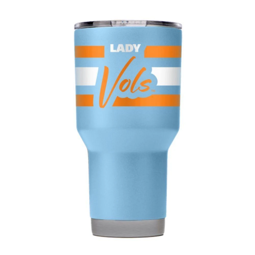 Tennessee Lady Vols 30 Oz Script Stripe Tumbler