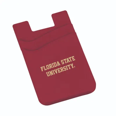 Fsu | Florida State Dual Pocket Silicone Phone Wallet | Alumni Hall