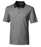 Hokies | Virginia Tech Cutter & Amp ; Buck Forge Tonal Stripe Polo Alumni Hall