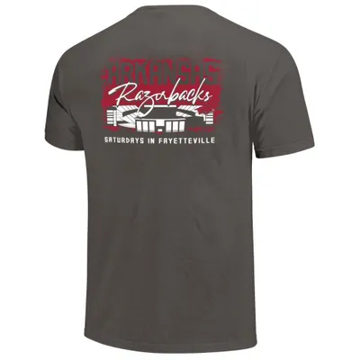 Razorbacks | Arkansas Stadium Saturdays Comfort Colors Tee Alumni Hall