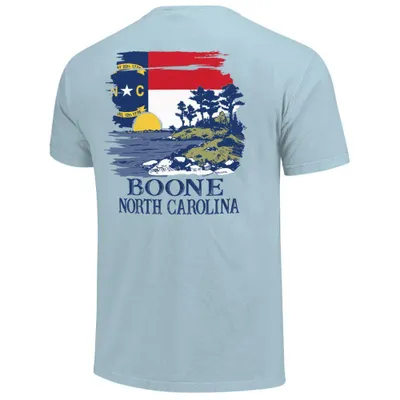 Ahs | Boone State Flag Scene Comfort Colors Tee Alumni Hall