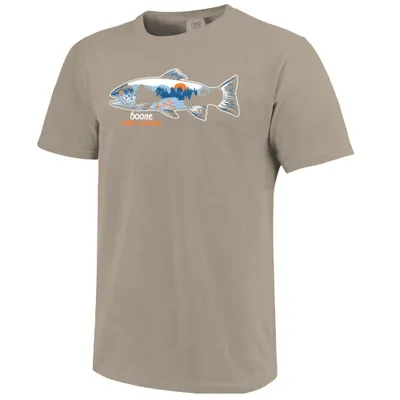 Ahs | Boone Fish Scene Comfort Colors Tee Alumni Hall