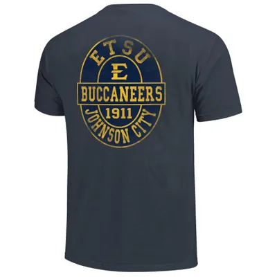 Alumni Hall Bucs, Etsu Retro Brand Mock Twist Tee Alumni Hall