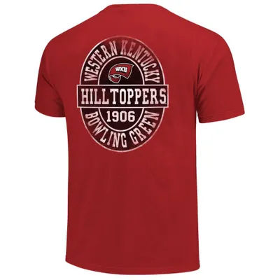 Wku | Western Kentucky Distressed Disc Comfort Colors Tee Alumni Hall