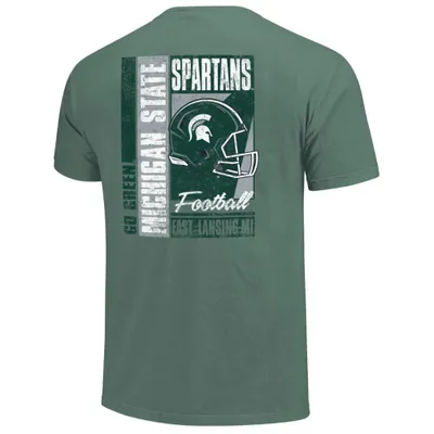 Michigan State Football Retro Poster Comfort Colors Tee