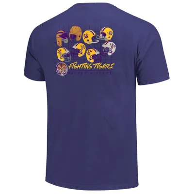 Lsu | Helmet History Comfort Colors Tee Alumni Hall