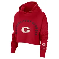 Dawgs | Georgia Nike Women's Campus Crop Hoodie Alumni Hall