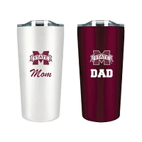 Mississippi State 18 Oz Mom and Dad Tumbler Set