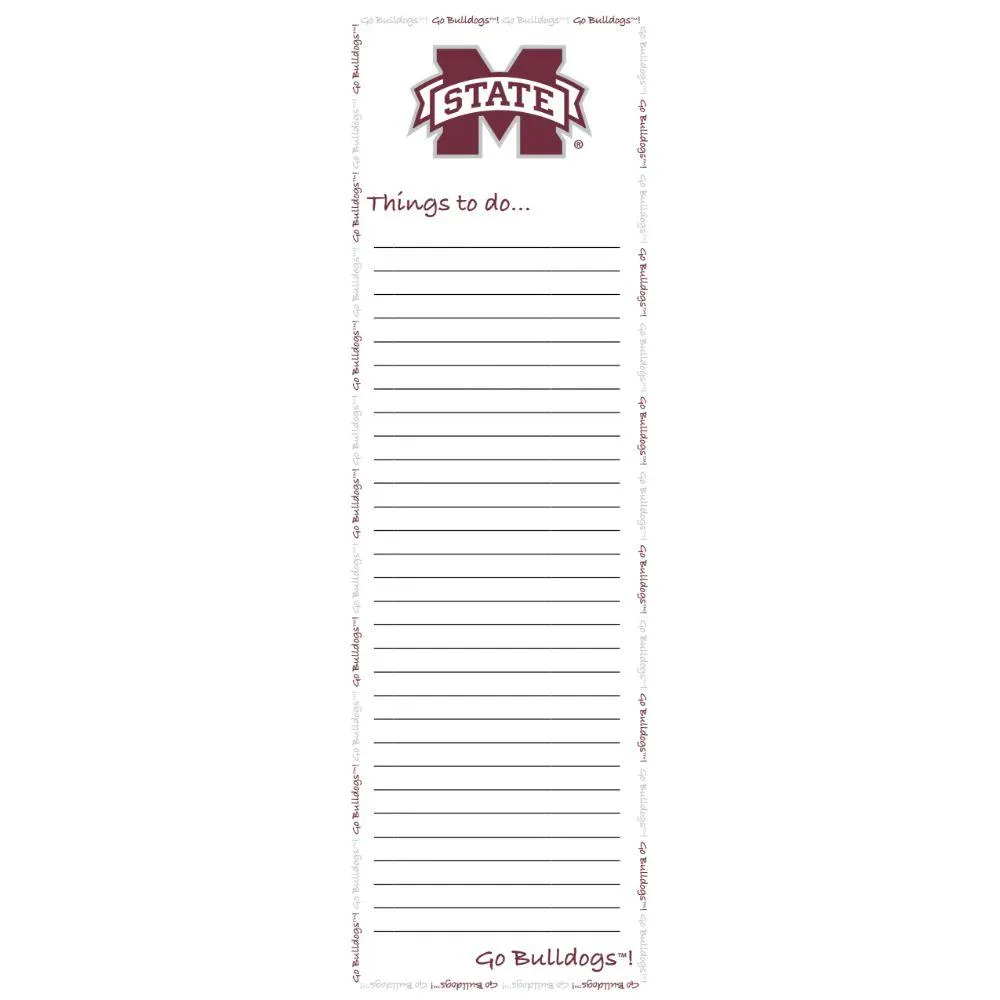 Mississippi State To-Do Pad