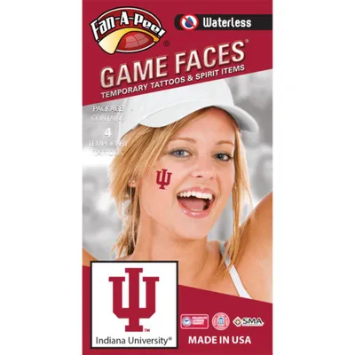  Hoosiers | Indiana Waterless Face Tattoos | Alumni Hall