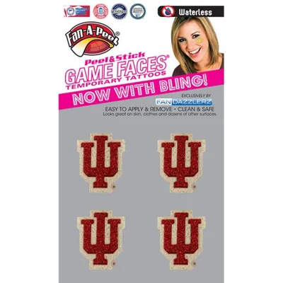  Hoosiers | Indiana Glitter Waterless Face Tattoos | Alumni Hall