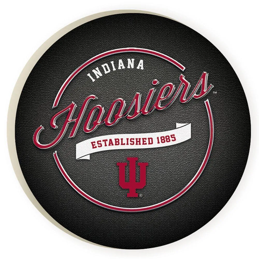  Hoosiers | Indiana 2- Pack Script Car Coasters | Alumni Hall