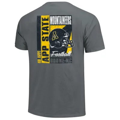 App | State Football Retro Poster Comfort Colors Tee Alumni Hall