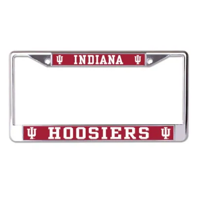  Hoosiers | Indiana Wincraft Hoosiers With Trident License Plate Frame | Alumni Hall