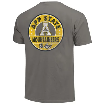 App | State Hatch Shield Stars Comfort Colors Tee Alumni Hall