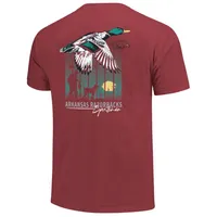 Razorbacks | Arkansas Duck Poster Gradient Comfort Colors Tee Alumni Hall