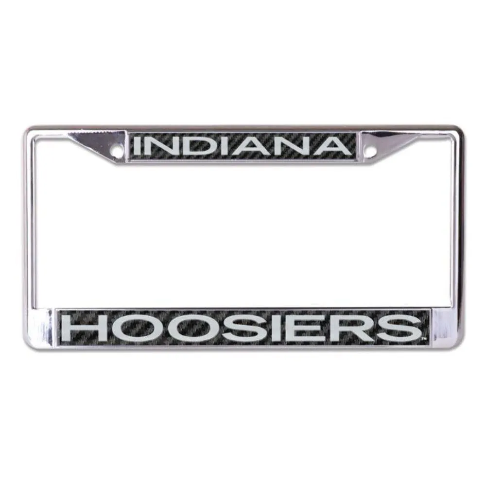  Hoosiers | Indiana Carbon/Black License Plate Frame | Alumni Hall