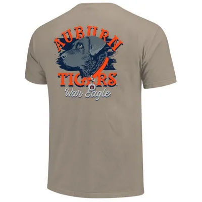 Aub | Auburn Dog Rustic Arc Comfort Colors Tee Alumni Hall