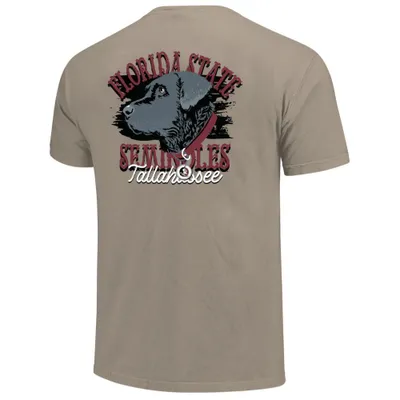 Fsu | Florida State Dog Rustic Arc Comfort Colors Tee Alumni Hall