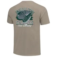 Spartans | Michigan State Dog Rustic Arc Comfort Colors Tee Alumni Hall