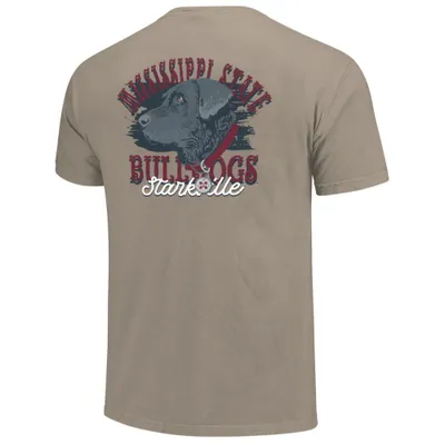 Bulldogs | Mississippi State Dog Rustic Arc Comfort Colors Tee Alumni Hall